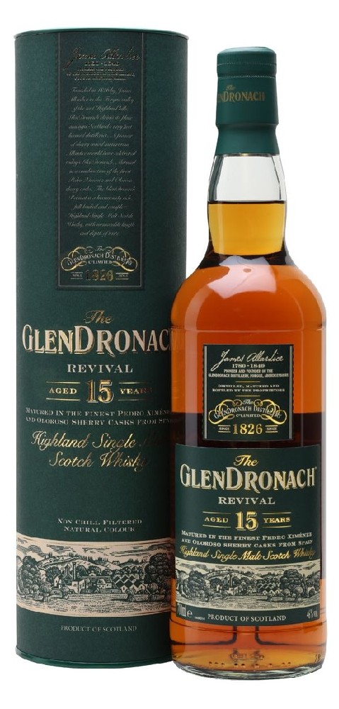 Whisky Glendronach 15y gT 46%0.70l