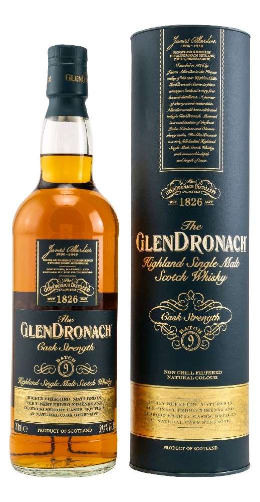 Whisky Glendronach Cask strength b.9 gT 59.4%0.70l