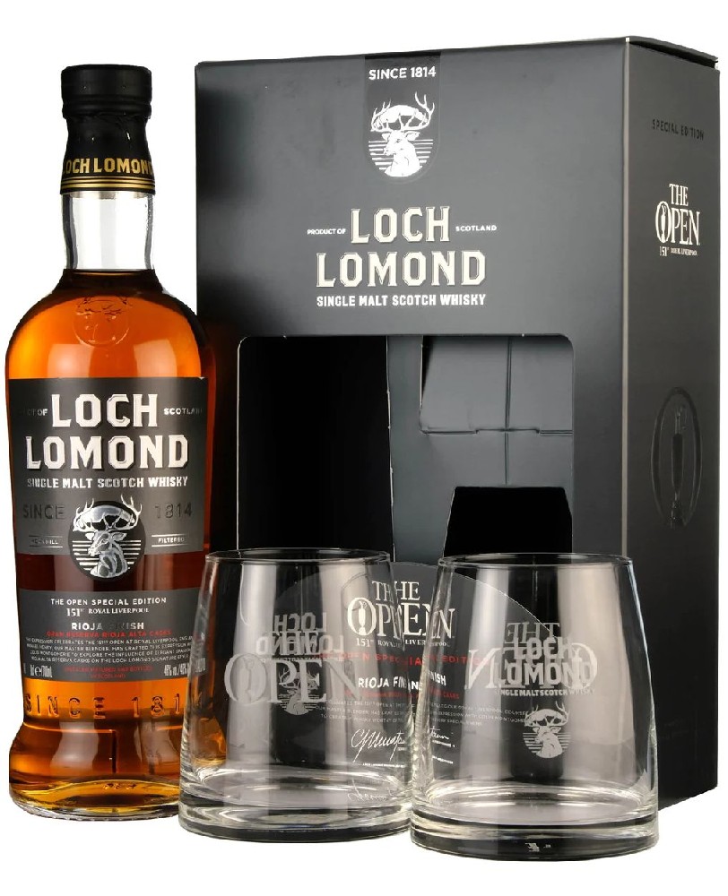 Whisky Loch Lomond Open 2023 Rioja Cask + 2sklo gB 46%0.70l