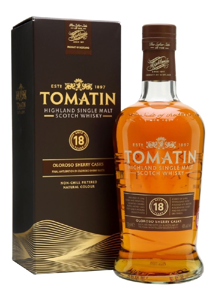 Whisky Tomatin 18y Oloroso gB 46%0.70l
