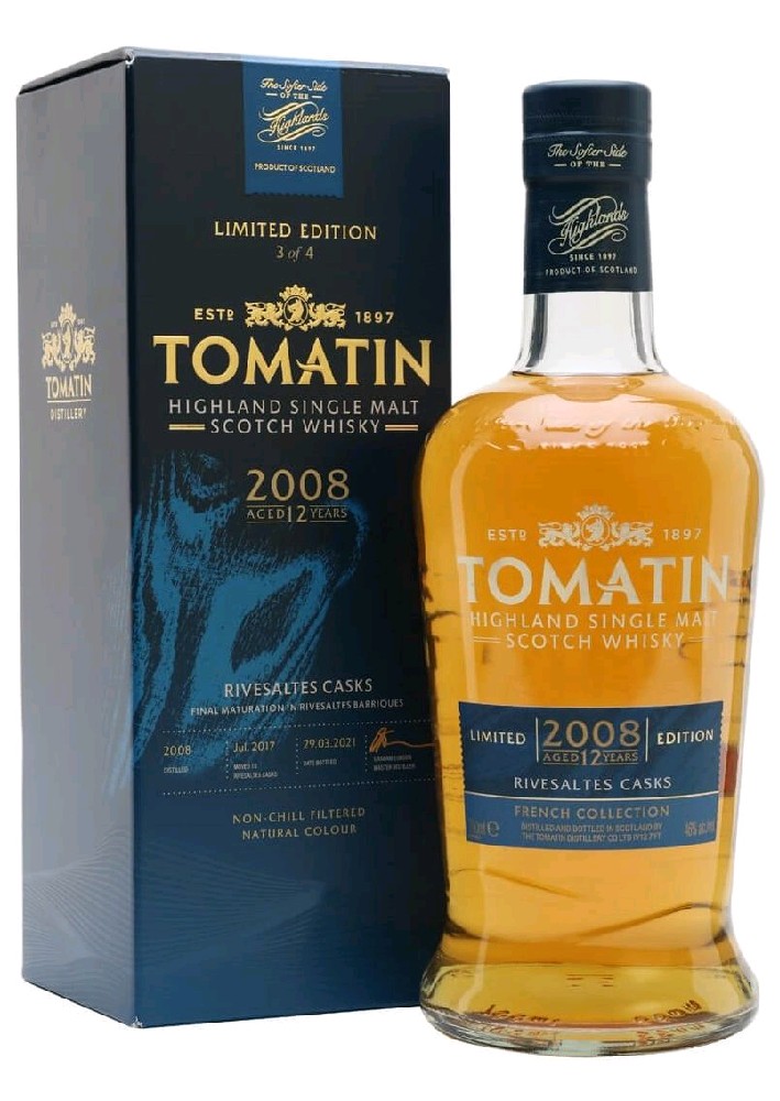 Whisky Tomatin 2008 French Cask Rivesaltes gB 46%0.70l