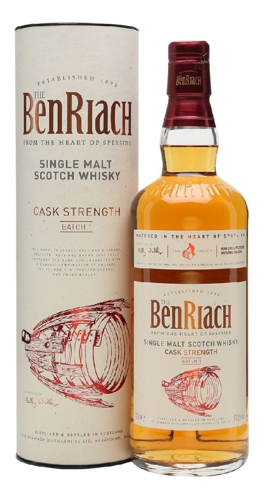 Whisky Benriach Cask stregth batch.1 gT 57.2%0.70l