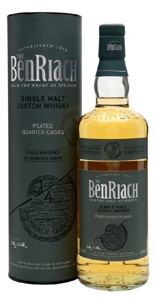 Whisky Benriach Quarter Cask Peated gT 46%1.00l