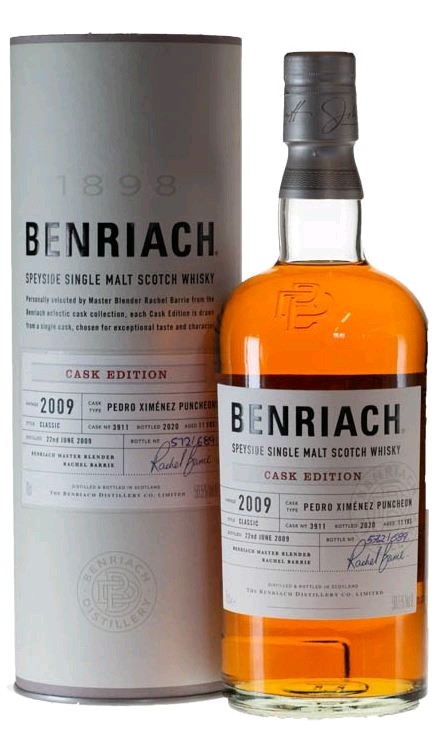 Whisky Benriach 2009-20 PX Puncheon cask n.3911 gB 56.5%0.70l