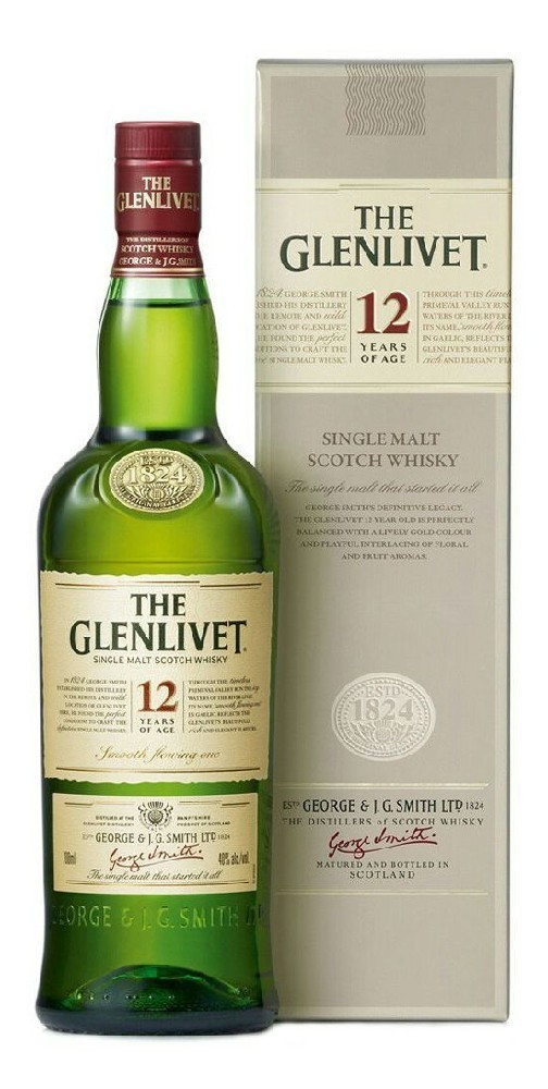 Whisky Glenlivet 12y OLD GT 40%0.35l