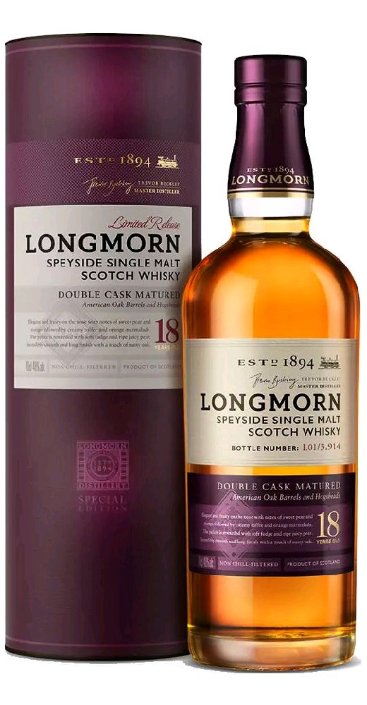 Whisky Longmorn 18y Special Double cask gB 48%0.70l