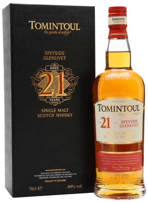 Whisky Tomintoul 21y gB 40%0.70l