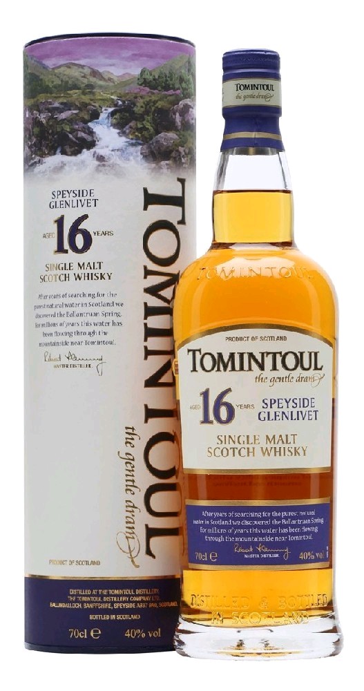 Whisky Tomintoul 16y gT 40%1.00l