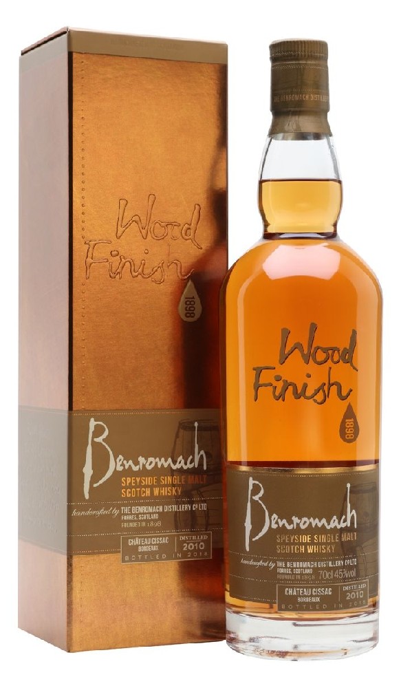 OLD Whisky Benromach Chateau Cissac 2010 gB 45%0.70l