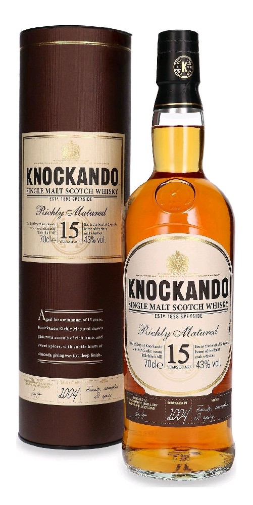 Whisky Knockando 15y Vintage 2004 gT 43%0.70l