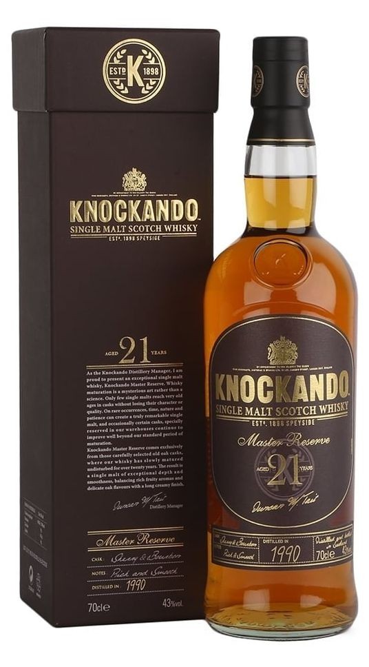 Whisky Knockando 21y Vintage 1990 gB 43%0.70l