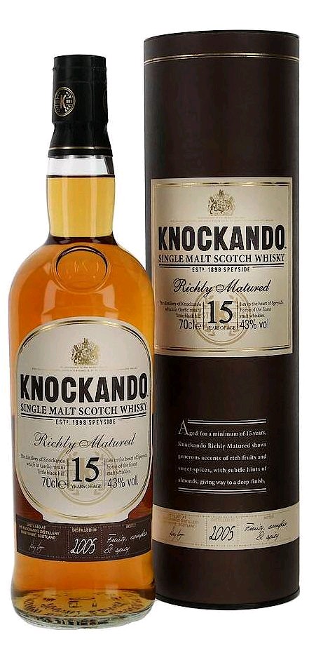 Knockando 15y Vintage 2005 gT 43%0.70l