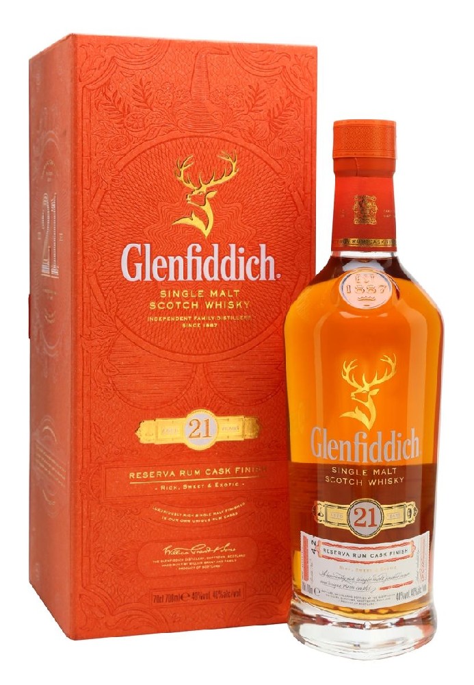 Whisky Glenfiddich 21y Reserva rum cask gB 40%0.70l