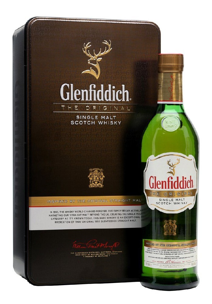 Whisky Glenfiddich Original TIN 40%0.70l