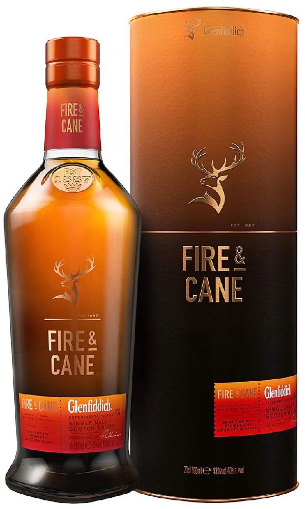 Whisky Glenfiddich Fire & Cane v tubě 43%0.70l