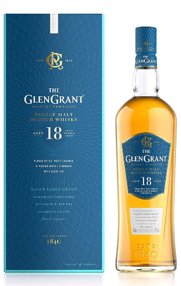 Whisky Glen Grant 18y Major James Grant gB 43%1.00l