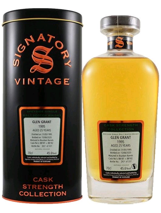 Whisky Glen Grant Signatory 1995 Cask Strength 25y TIN 45.6%0.70l
