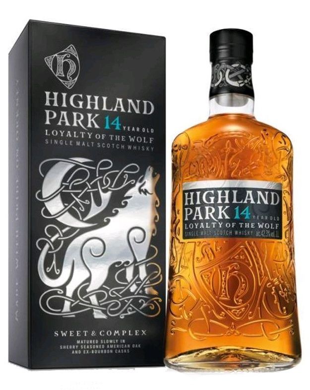 LITR Whisky Highland Park 14y Loyalty Wolf gB 42.3%1.00l