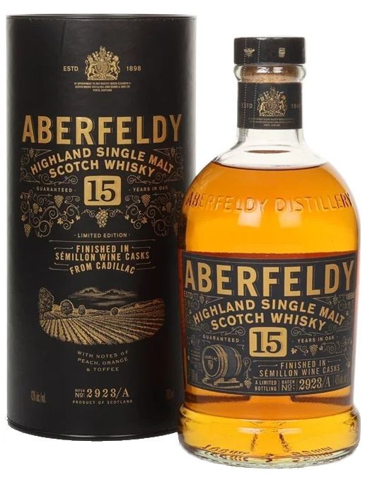 Whisky Aberfeldy 15y Cadillac cask gT 43%0.70l