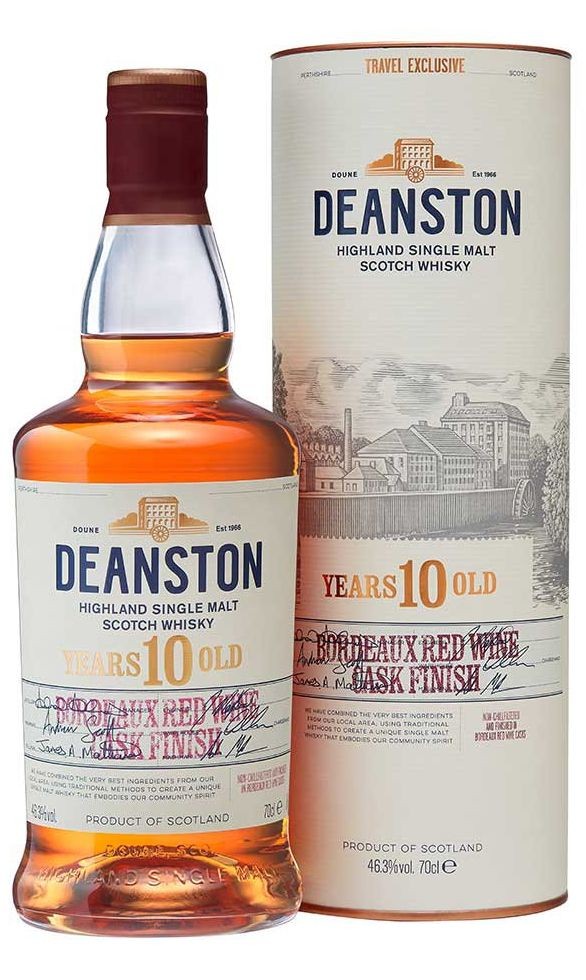 Whisky Deanston 10y Bordeaux Wine cask gT 46.3%0.70l