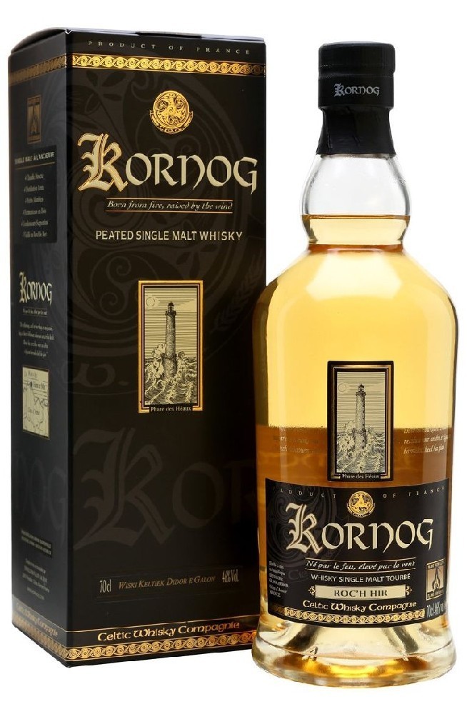 Whisky Kornog Roch Hir Peated gB 46%0.70l