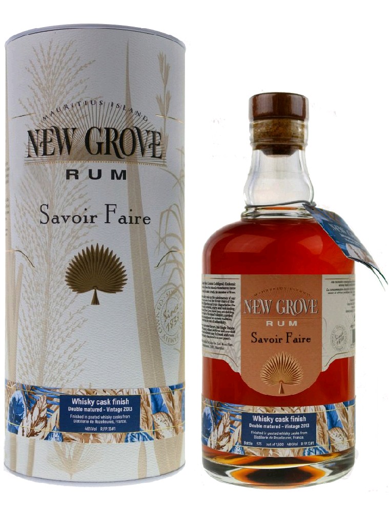 Rum New Grove Savoir Faire whisky Rozelieres 2013 gT 46%0.70l