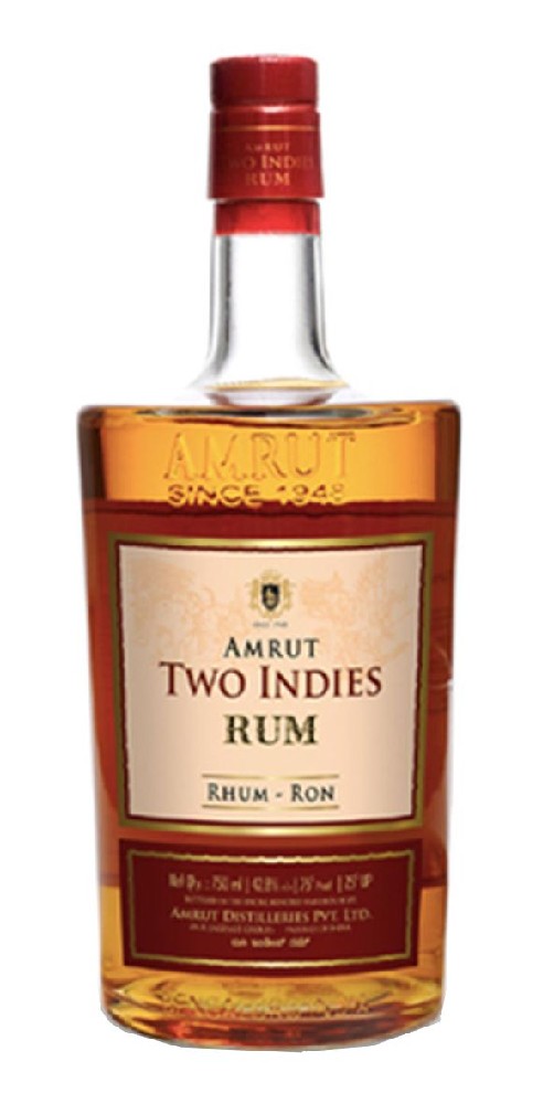 Rum Amrut Two Indies b.2023 hranatá lahev 42.8%0.70l