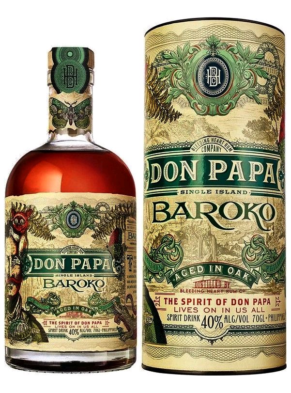 Rum Don Papa Baroko v tubusu 40%0.70l
