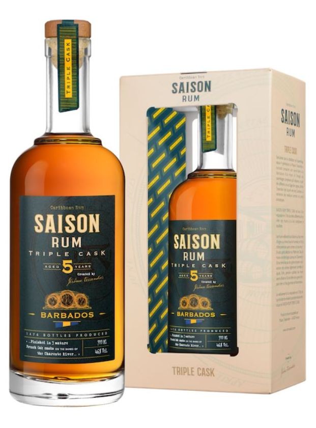 Saison Rum Saisons Triple cask Barbados 5y gB 46%0.70l