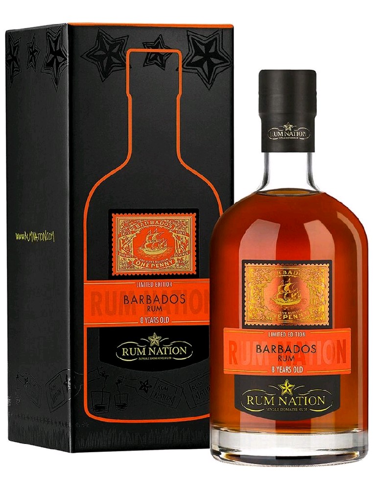 Rum Nation Barbados 8y gB 40%0.70l