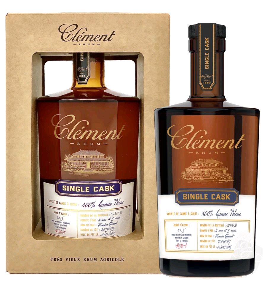 Clément Rum Clement Single cask Cane Bleue 2016 gB 41.6%0.50l