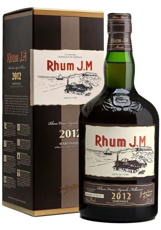 Rum J.M Rhum Millésimé 2012 gB 42.3%0.70l