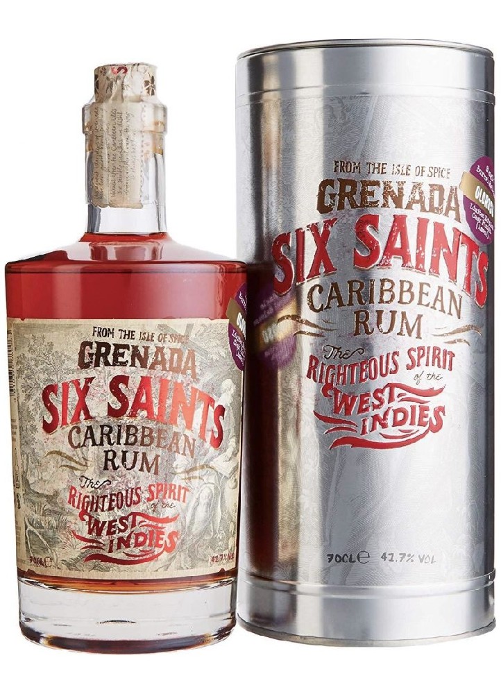 Rum Six Saints Sherry Oloroso v tubusu 41.7%0.70l