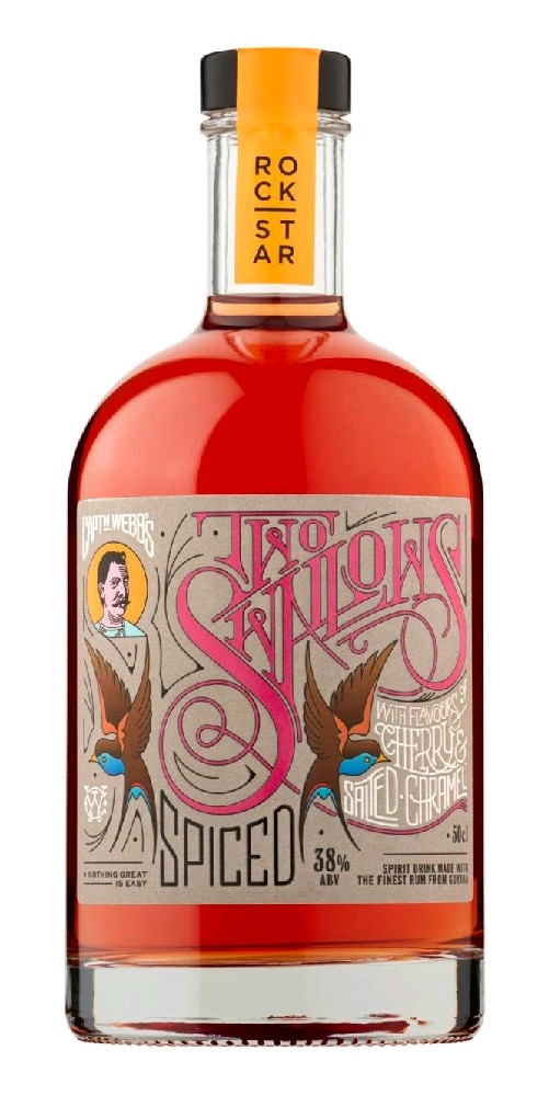 Rock Star Rum Rockstar 2 Swalow Cherry & Salted Caramel 38%0.50l