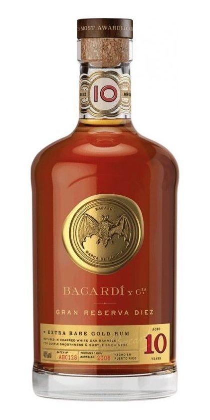 Rum Bacardi 10y Gran Reserva Diez 40%0.70l