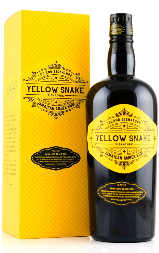 Rum Yellow Snake v krabičce 40%0.70l