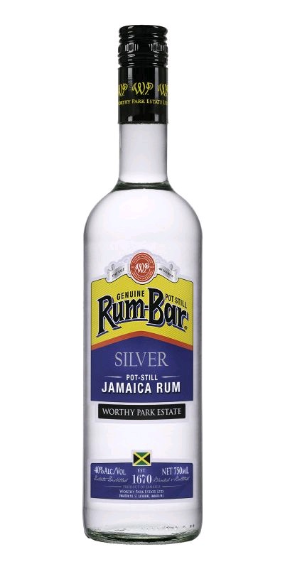 Rum Worthy Park RumBar Pot Still Silver 40%0.70l