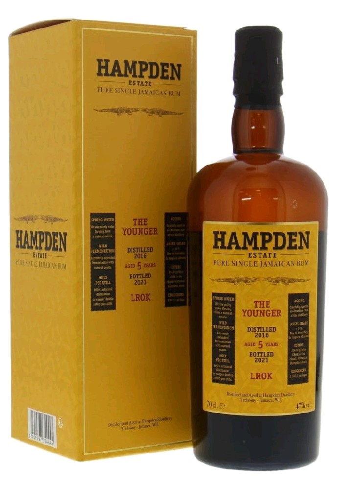 Rum Hampden LRok 2016 the Younger gB 47%0.70l