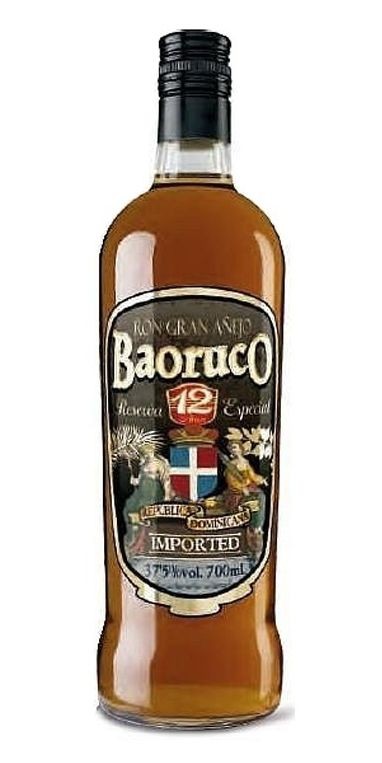 Rum Baoruco 12y vysoká lahev 37.5%0.70l