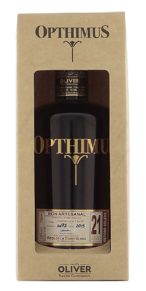 Rum Opthimus 21y Magna Cum Laude 2019 gB 38%0.70l