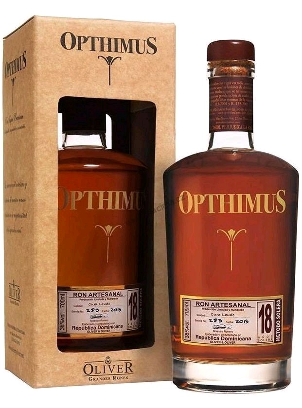 Rum Opthimus 18y Cum Laude 2019 gB 38%0.70l