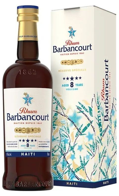 Rum Barbancourt 5 Stars 8yo gB 43%0.70l