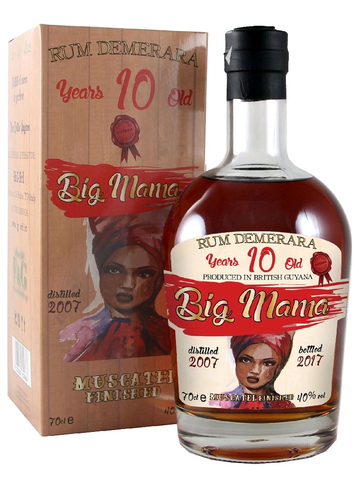 Rum Big Mama 10y Muscatel GB 40%0.70l