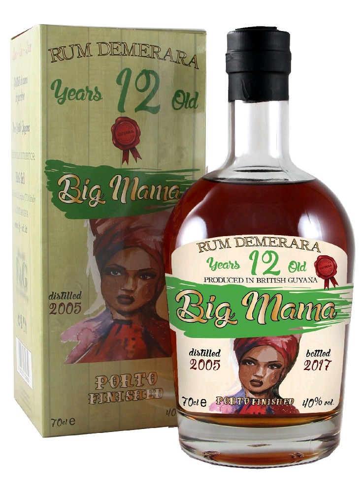 Rum Big Mama 12y Porto cask gB 40%0.70l