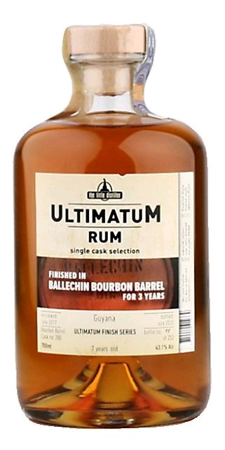 Rum Ultimatum Ballechin whisky Cask 7y 43.1%0.70l