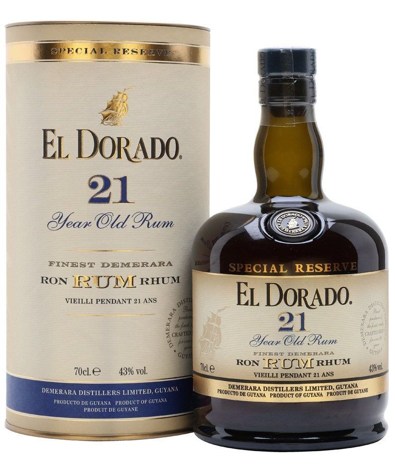 Rum el Dorado 21y gT 43%0.70l