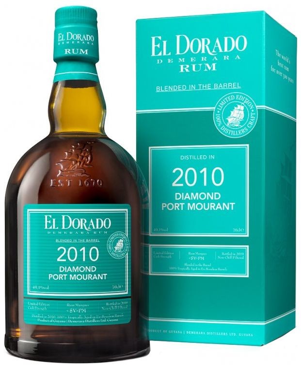 Rum el Dorado 2010 Port Mourant Diamond gB 49.1%0.70l