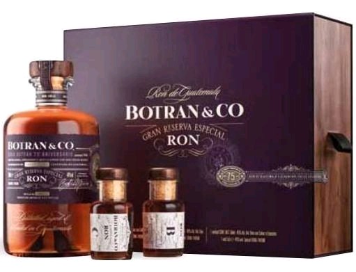 Rum Botran Gran Reserva 75 anni +2x mini gB 40.83%0.60l