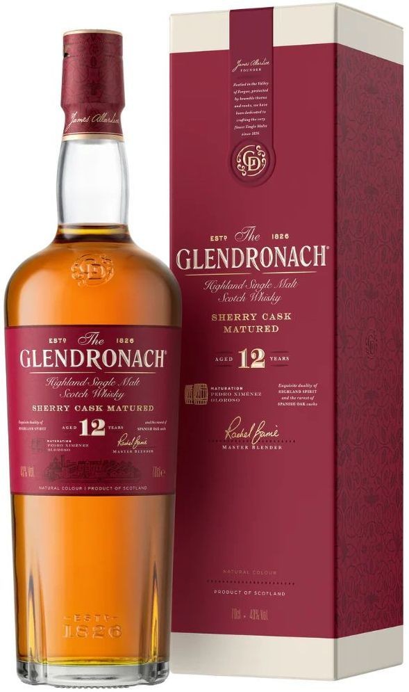 Whisky Glendronach 12y Sherry Cask v krabičce 43%0.70l