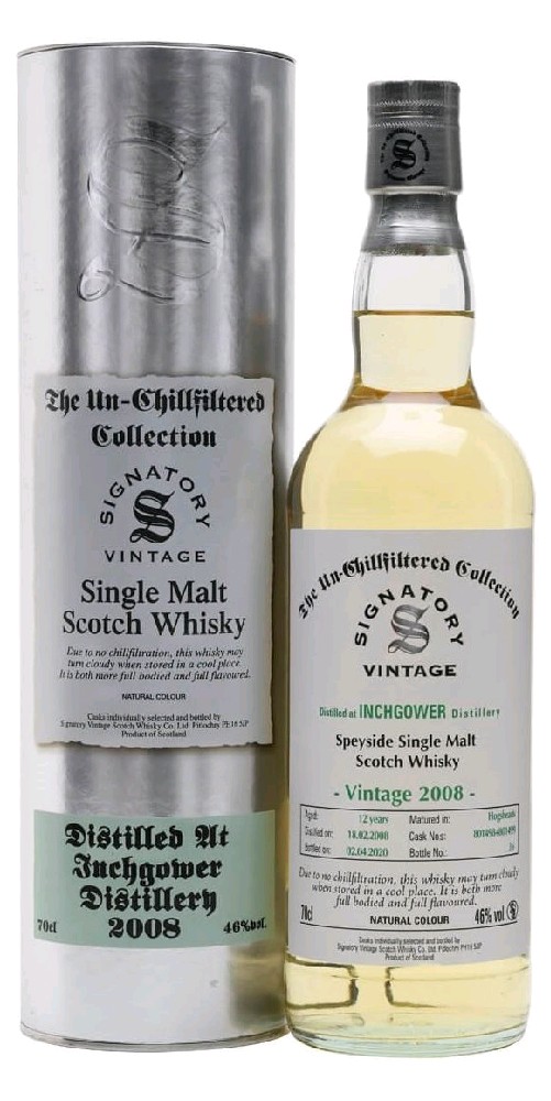 Inchgower Signatory UnChilfiltered 2008 gT 46%0.70l